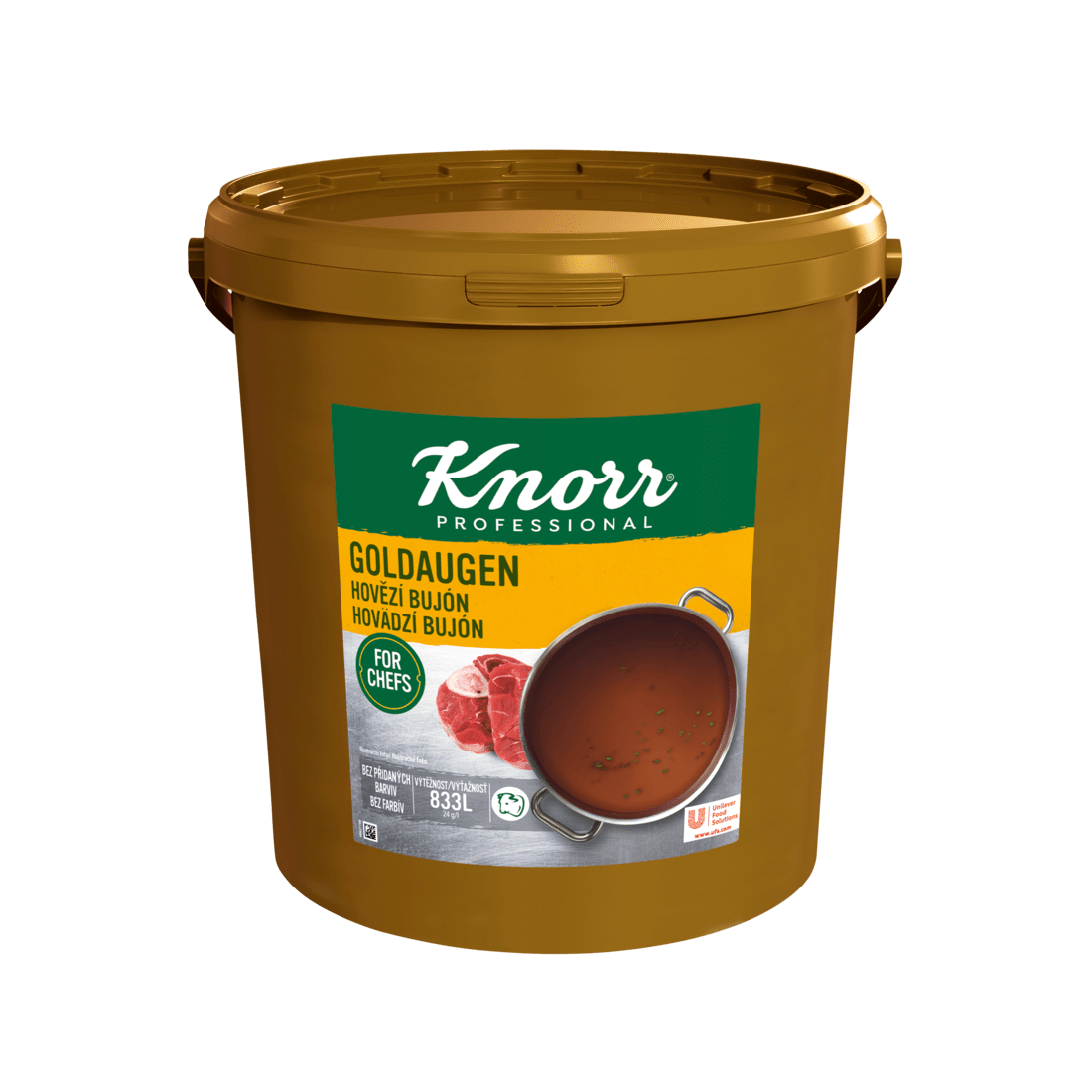 KNORR Professional Goldaugen Hovězí bujón 20 kg - 